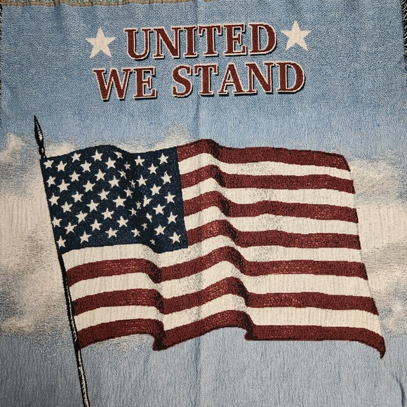 American Flag September 11 2001 Tapestry Throw Blanket USA 9/11 20th Anniversary - Picture 5 of 6